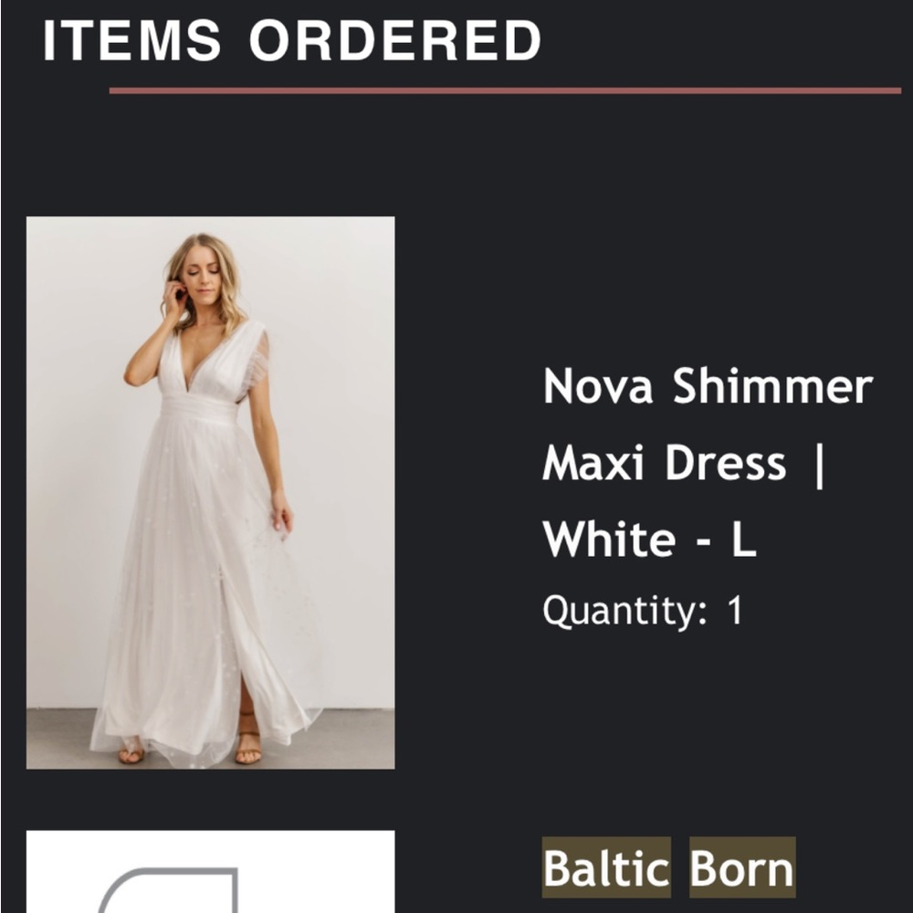 White dress (Bridal, elegant) - Picture 6 of 6